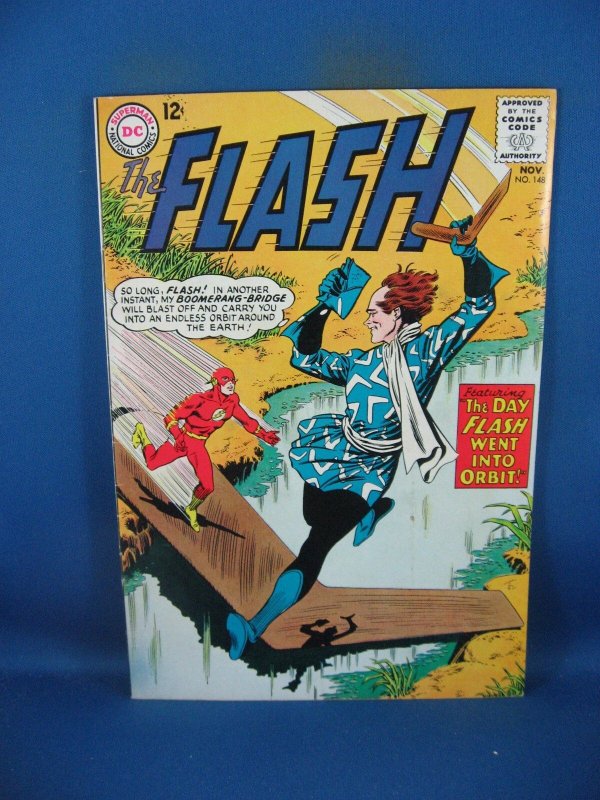 The Flash #148 (DC Comics, 1964), raw, ungraded comic book — front cover