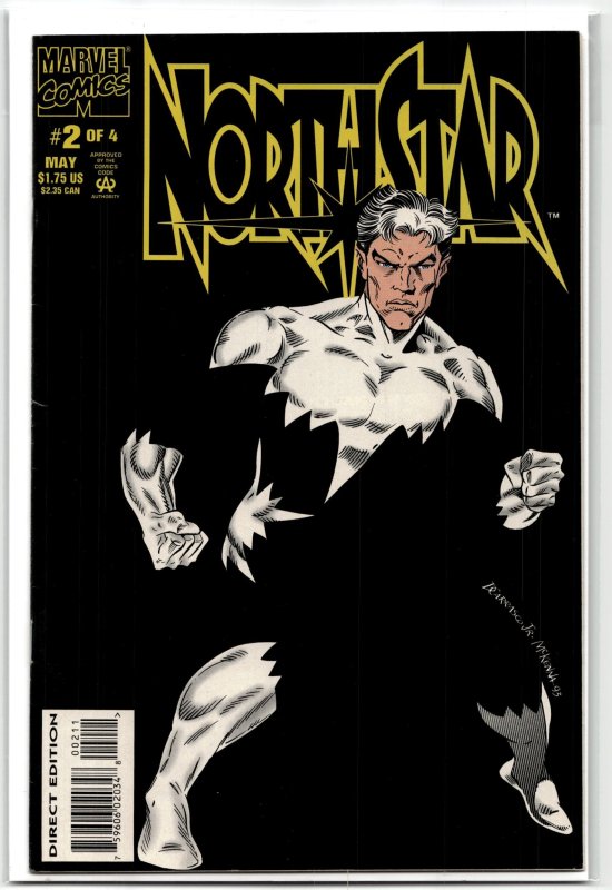 Northstar #2 (1994), raw, ungraded comic book — front cover