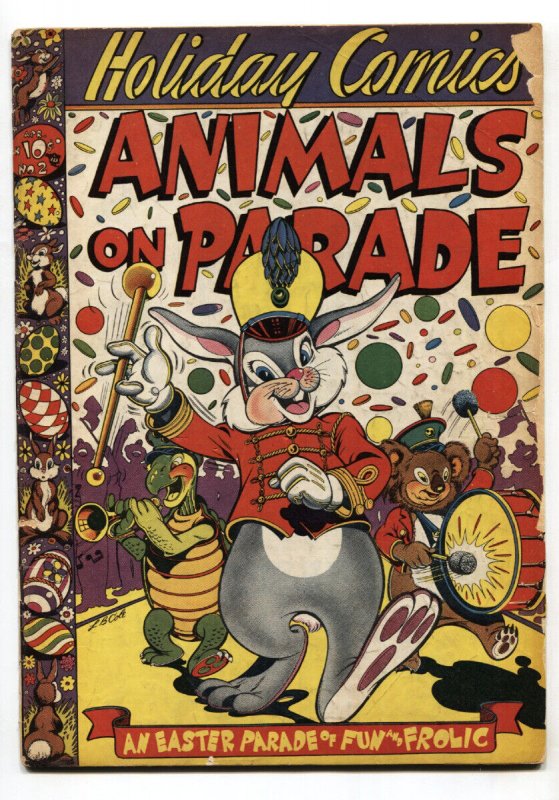 Holiday Comics #2, raw, ungraded comic book — front cover