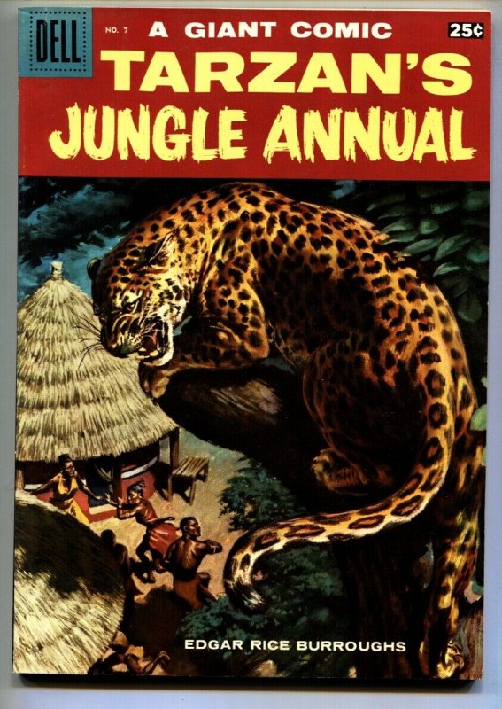 Tarzan's Jungle Annual #7 (1958), raw comic book in VF- condition — front cover