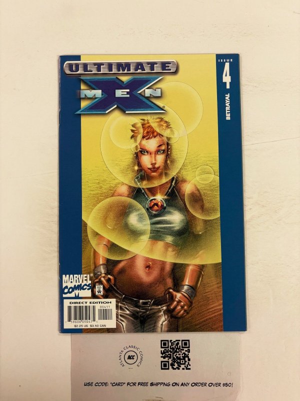 Ultimate X-Men #4 (Marvel Comics), raw comic book in NM condition — front cover