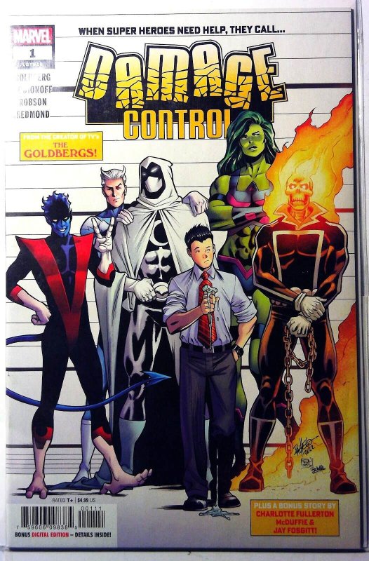 Damage Control #1 (Marvel Comics, 2022), raw, ungraded comic book — front cover