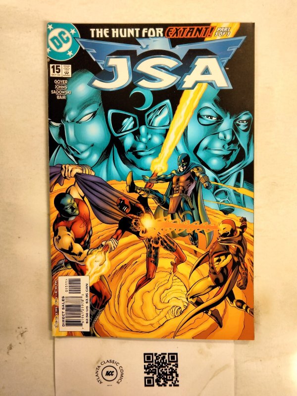 JSA #15 (DC Comics), raw comic book in NM condition — front cover