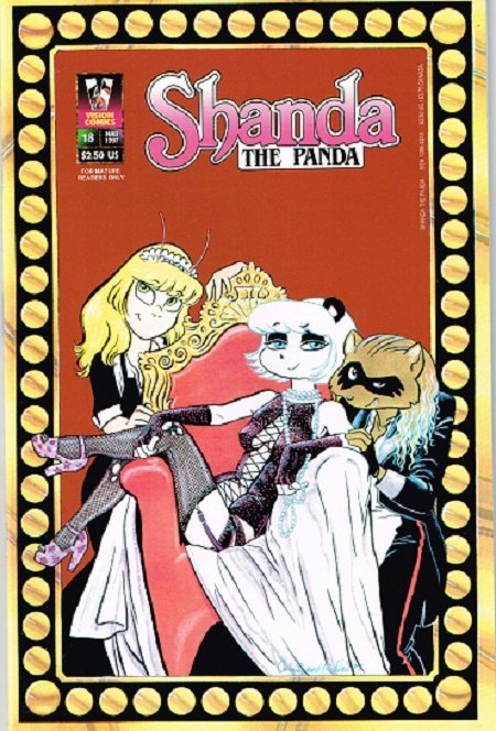 Shanda the Panda #18, raw, ungraded comic book — front cover