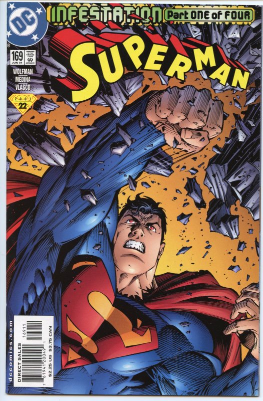 Superman (1987) #169-191, 23-issue set - DC - 2001-2003 (DC Comics, 1987), raw, ungraded comic book — front cover