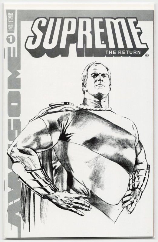 Supreme the Return #1 (Image Comics, 1999), raw, ungraded comic book — front cover