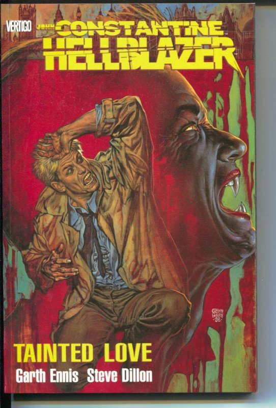 John Constantine Hellblazer: Tainted Love-Garth Ennis-TPB-Trade, raw, ungraded comic book — front cover