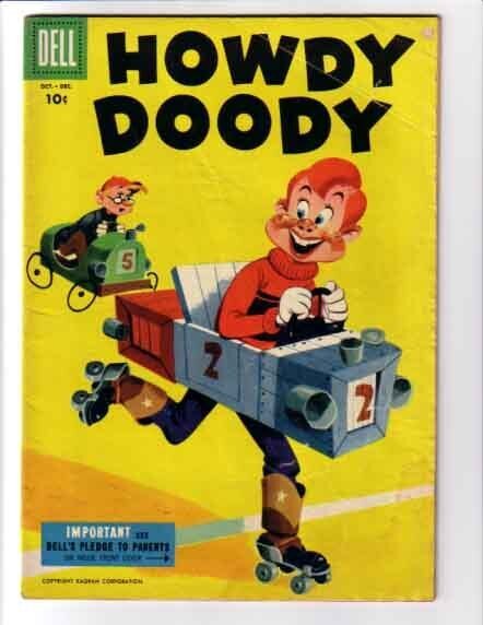 Howdy Doody Comics #35, raw, ungraded comic book — front cover