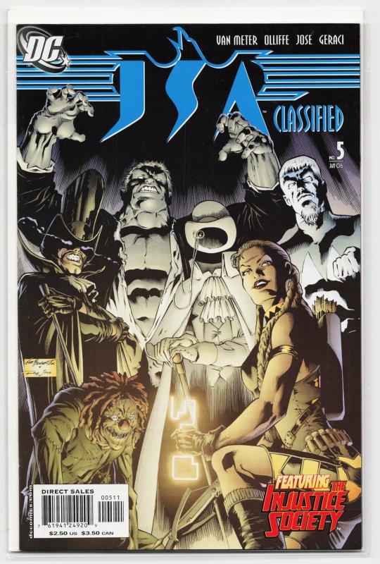JSA: Classified #5 (2006), raw, ungraded comic book — front cover