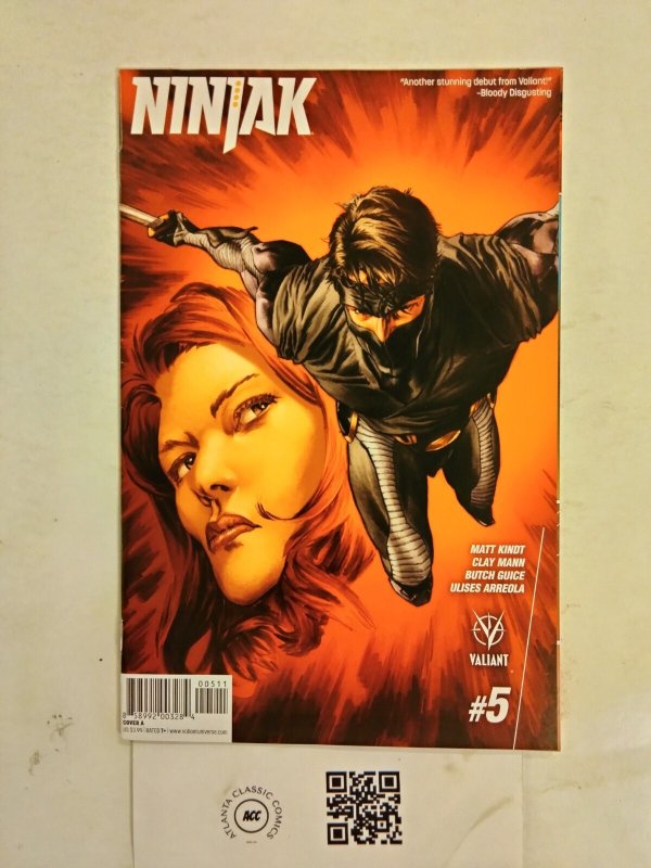 Ninjak #5 (Valiant Comics), raw comic book in NM condition — front cover