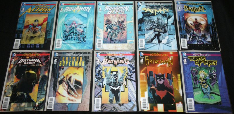 Modern DC Futures END Titles 41 High Grade Comic Lot NM Superman Batman JLA, raw comic book in NM condition — front cover