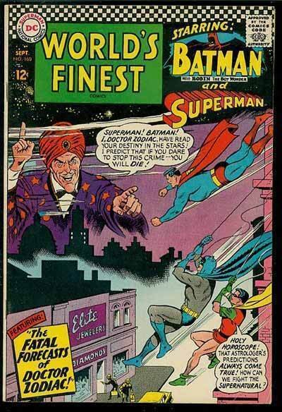 World's Finest Comics #160 - 6.5, OW-W - Superman - Batman - Robin (DC Comics), raw comic book in 6.5 condition — front cover