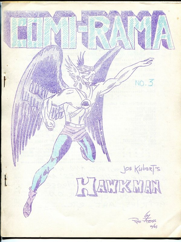 Comi-rama #3 (DC Comics, 1964), raw comic book in VF- condition — front cover