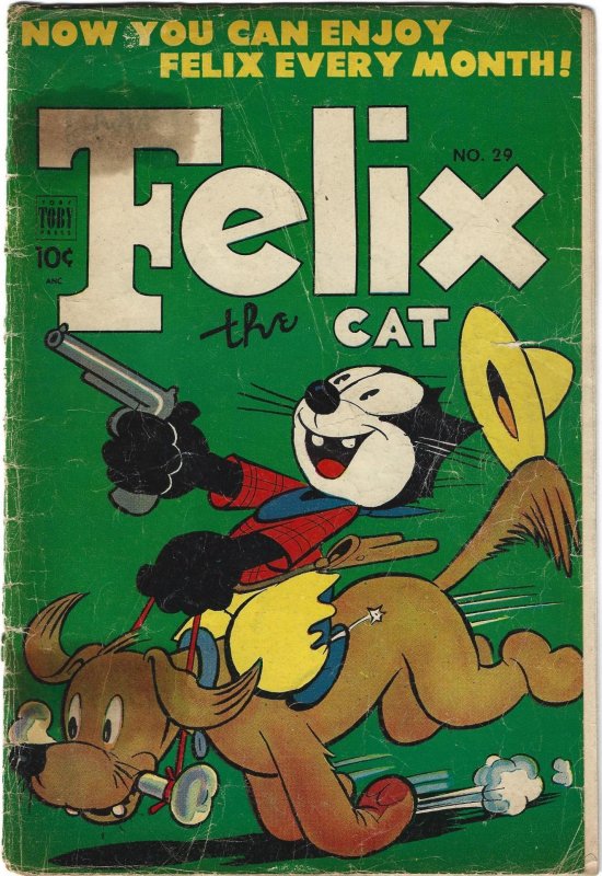 Felix the Cat #29 (1952), raw, ungraded comic book — front cover