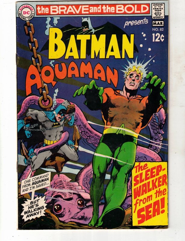 The Brave and the Bold #82 (DC Comics, 1969), raw, ungraded comic book — front cover
