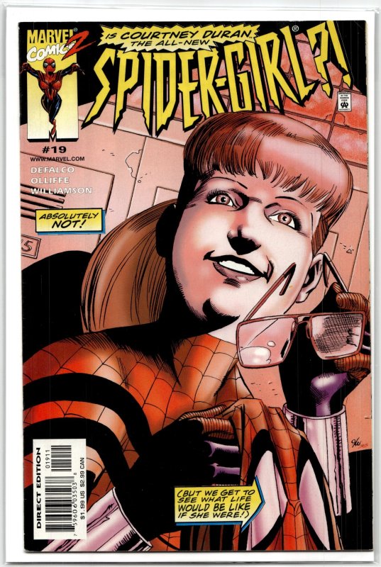 Spider-Girl #19 (Marvel Comics, 2000), raw, ungraded comic book — front cover