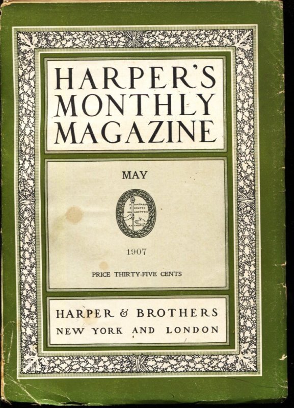 Harper's New Monthly Magazine 4/1869-Post Civil War Issue-Rare Pulp Format Issue, raw, ungraded comic book — front cover