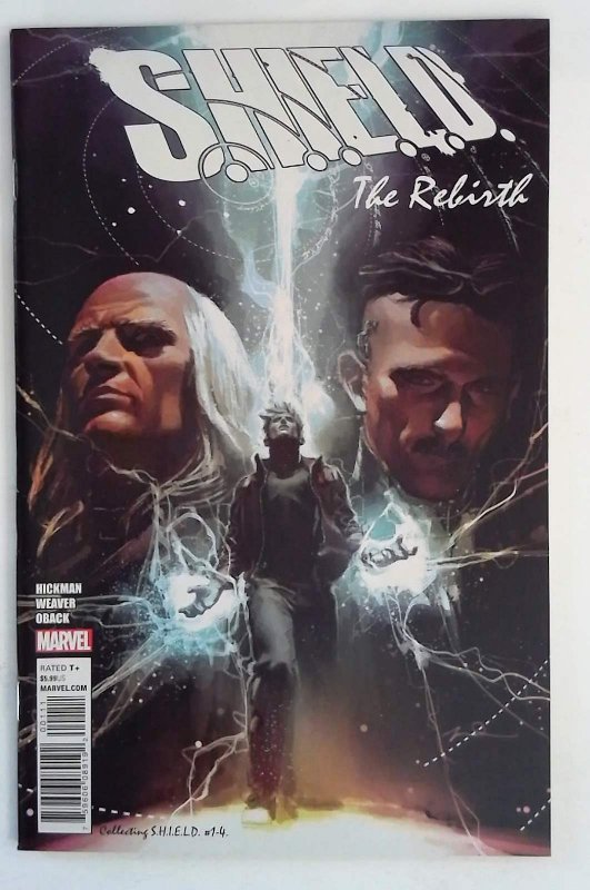 S.h.i.e.l.d. by Hickman & Weaver: The Rebirth #1 (Marvel Comics, 2018), raw, ungraded comic book — front cover