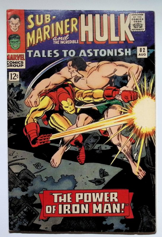 Tales to Astonish #82 (Marvel Comics, 1966), raw, ungraded comic book — front cover