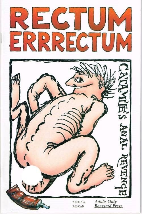 Rectum Errrectum #2 (1992), raw, ungraded comic book — front cover