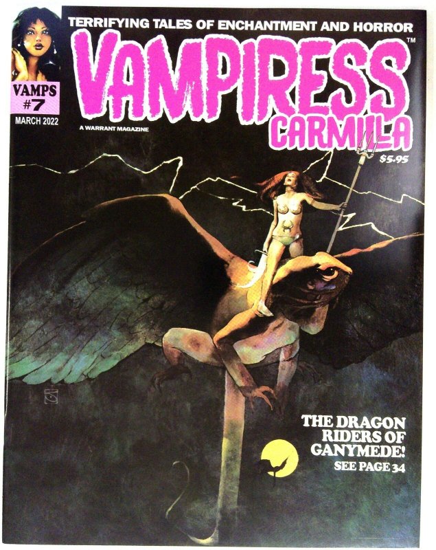 Vampiress Carmilla #7 (2022), raw comic book in NM- condition — front cover