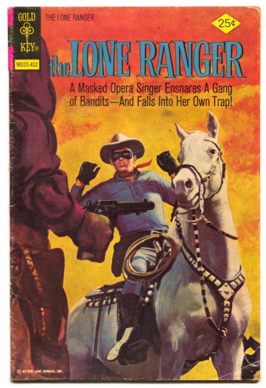 Lone Ranger #19 (Gold Key Comics, 1974), raw comic book in VG+ condition — front cover