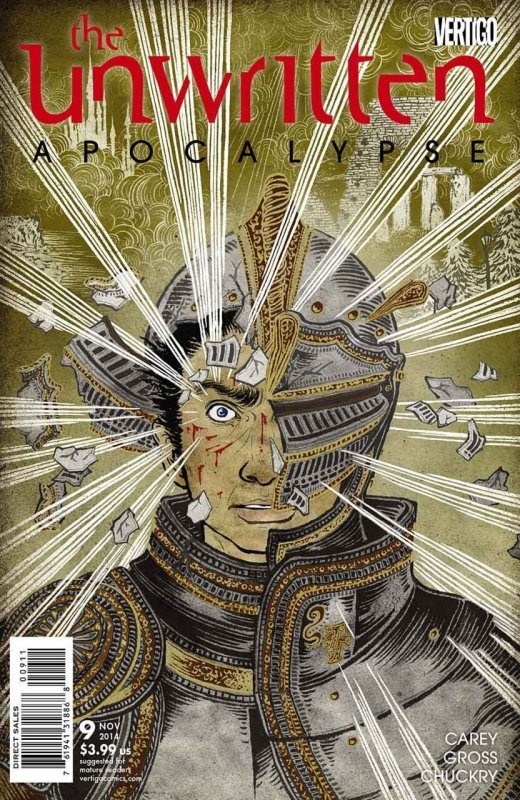 The Unwritten: Apocalypse #9 (DC Comics, 2014), raw comic book in VF/NM condition — front cover