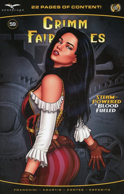 Grimm Fairy Tales #59 (Zenescope Entertainment, 2016), raw comic book in VF/NM condition — front cover
