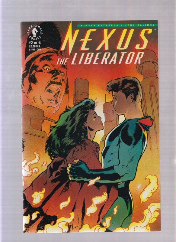 Nexus the Liberator #2 (1992), raw comic book in 9.0 condition — front cover