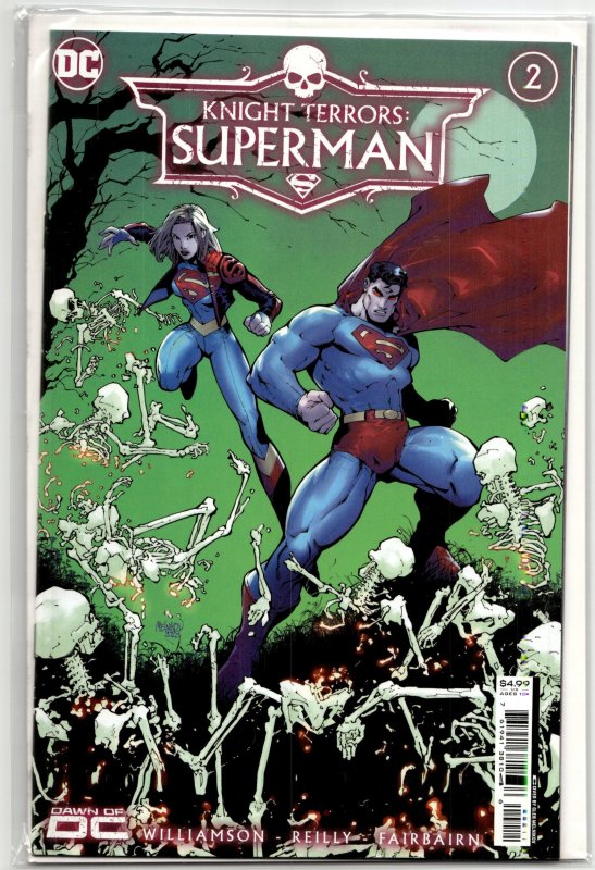 Knight Terrors: Superman #2 (DC Comics, 2023), raw, ungraded comic book — front cover
