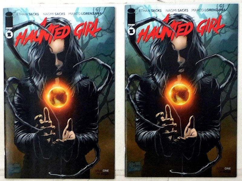 A Haunted Girl Lot of 2 #1 x2 (2023) Image Comics 1st Print Comic Books (Image Comics, 2023), raw, ungraded comic book — front cover
