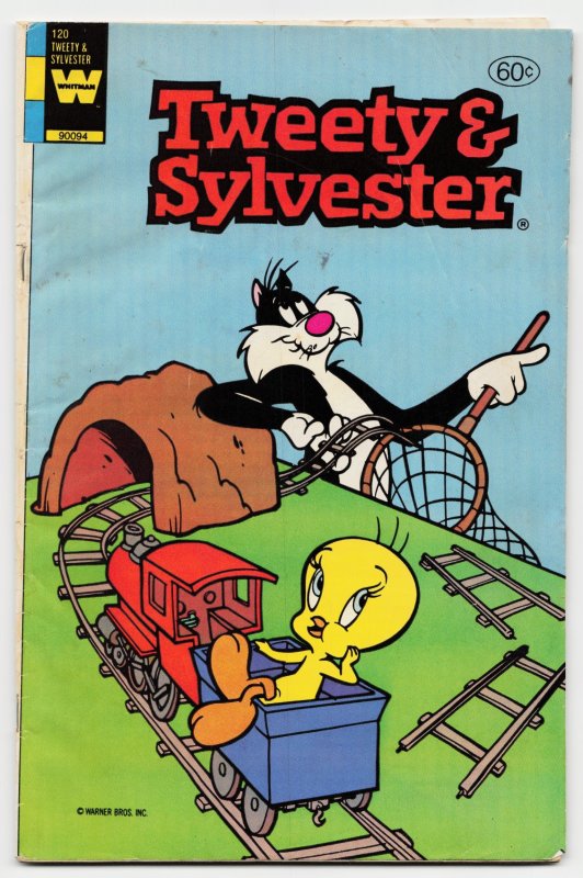 Tweety and Sylvester #120 (1984), raw, ungraded comic book — front cover