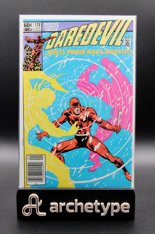 Daredevil #178 (Marvel Comics, 1982), raw, ungraded comic book — front cover