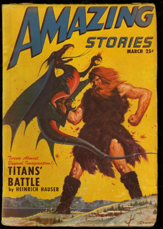 Amazing Stories 1947 Mar-Cool Sci Fi Pulp FN (1947), raw comic book in FN condition — front cover