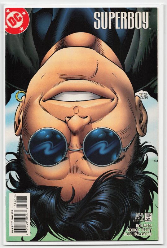 Superboy #46 (DC Comics, 1997), raw, ungraded comic book — front cover