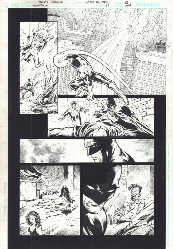 Countdown #13 (DC Comics, 2008), raw, ungraded comic book — front cover