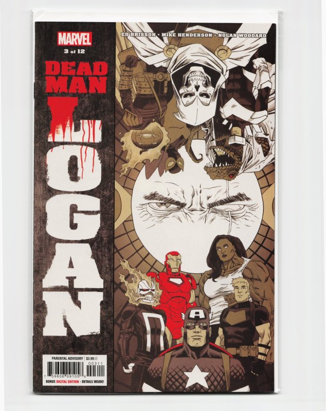 Dead Man Logan #3 (2019), raw, ungraded comic book — front cover
