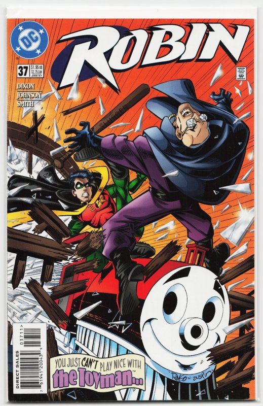 Robin #37 (DC Comics, 1997), raw, ungraded comic book — front cover
