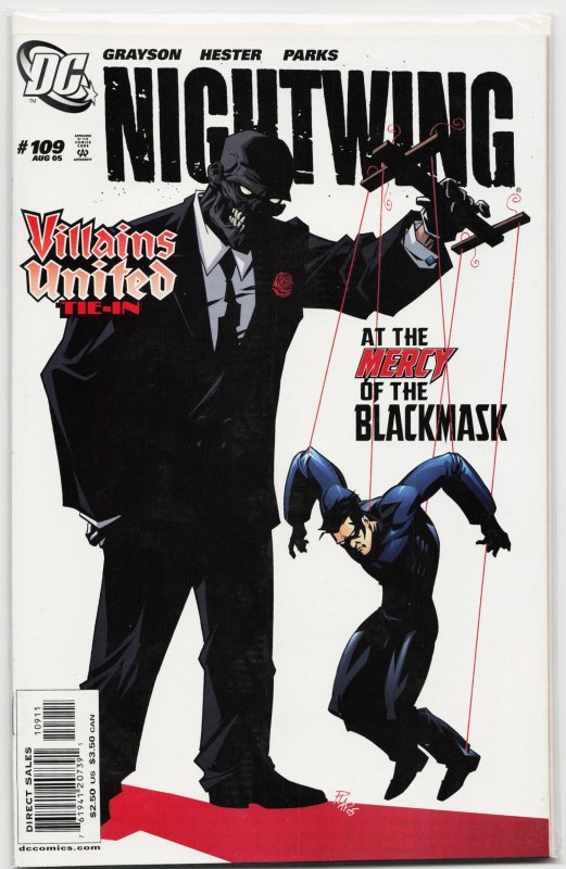Nightwing #109 (DC Comics, 2005), raw, ungraded comic book — front cover