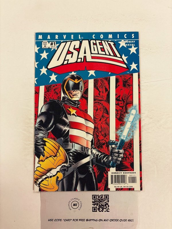 U.S.Agent #1 (Marvel Comics), raw comic book in NM condition — front cover