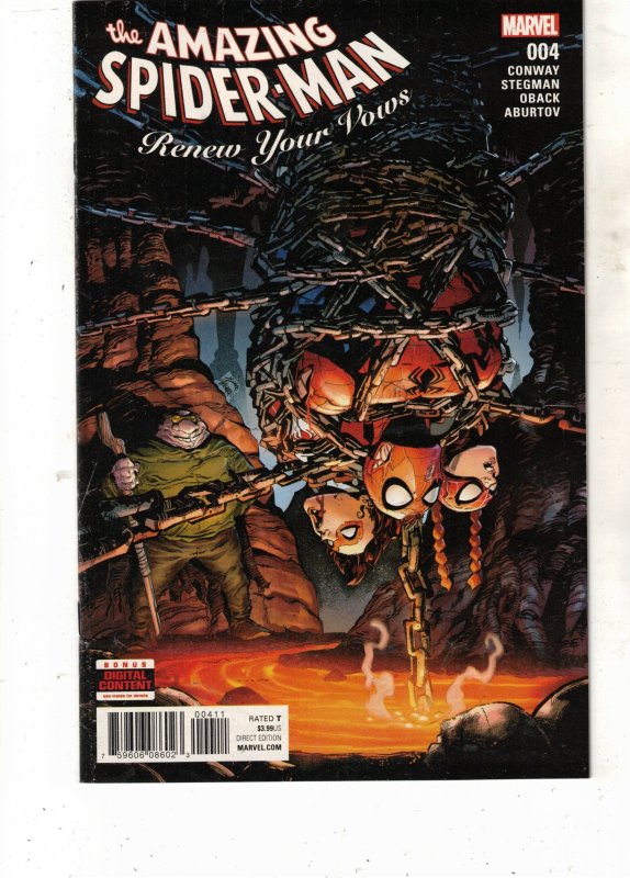 Amazing Spider-Man: Renew Your Vows #4 (Marvel Comics, 2017), raw, ungraded comic book — front cover