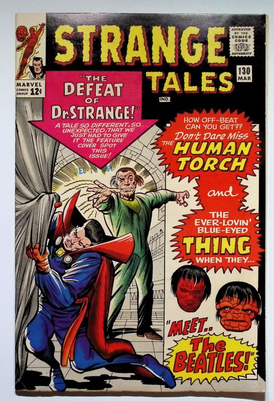Strange Tales #130 (Marvel Comics, 1965), raw, ungraded comic book — front cover