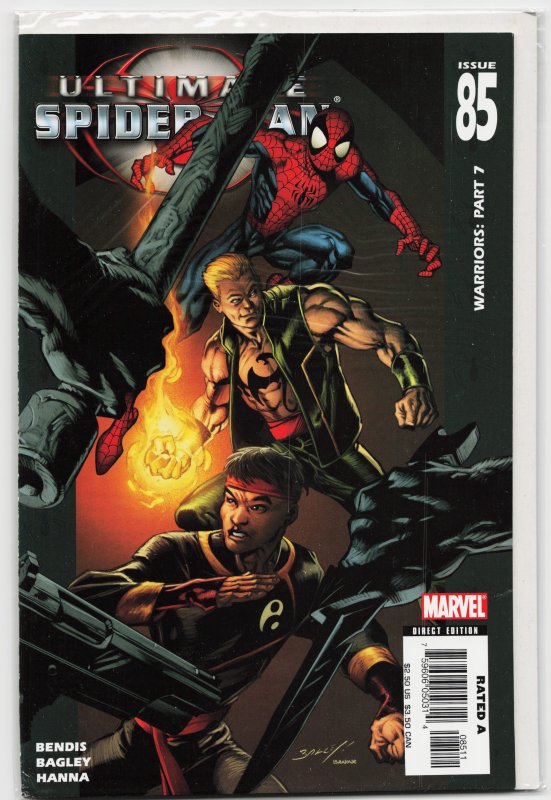 Ultimate Spider-Man #84 (Marvel Comics, 2005), raw, ungraded comic book — front cover