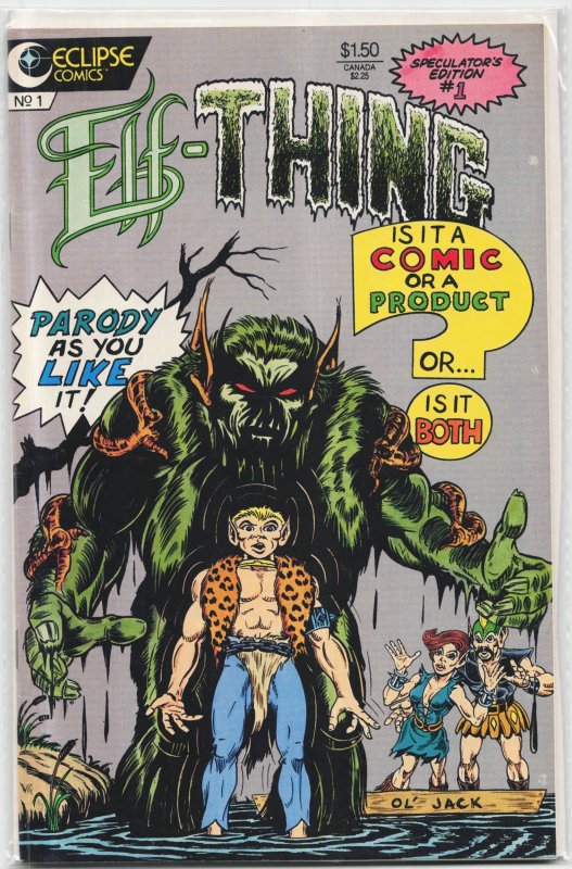 Elf-Thing (1987) Elf-Thing (1987), raw, ungraded comic book — front cover
