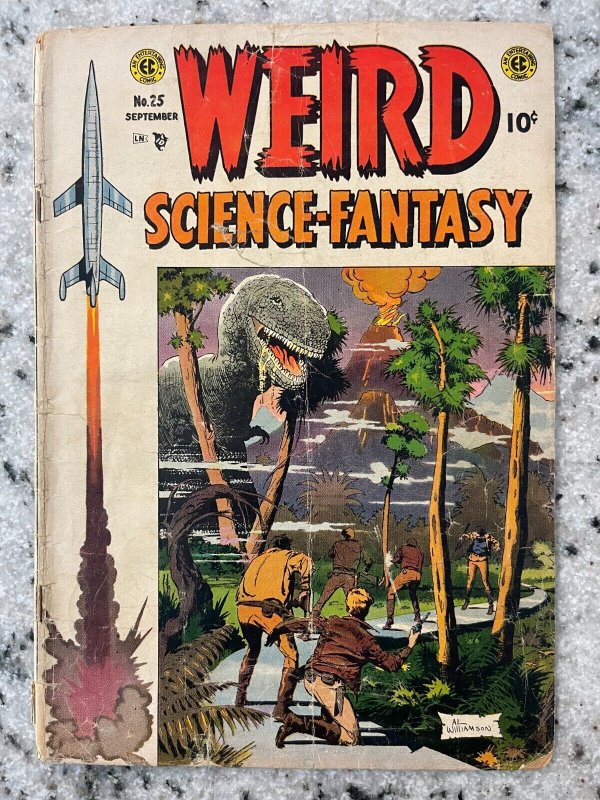 Weird Science-Fantasy #25, raw comic book in GD/VG condition — front cover