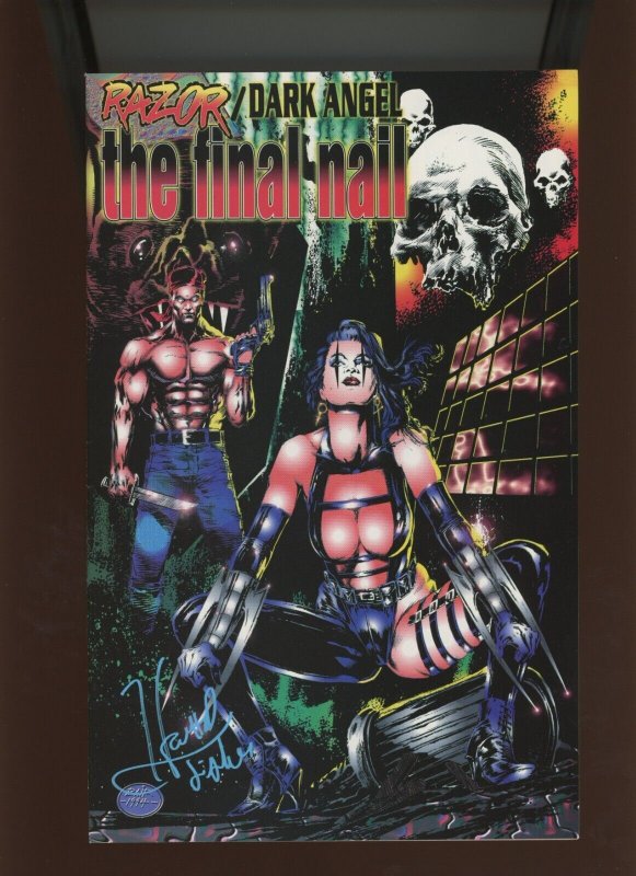 Razor/Dark Angel: The Final Nail #1 (1994), raw comic book in 9.0 condition — front cover