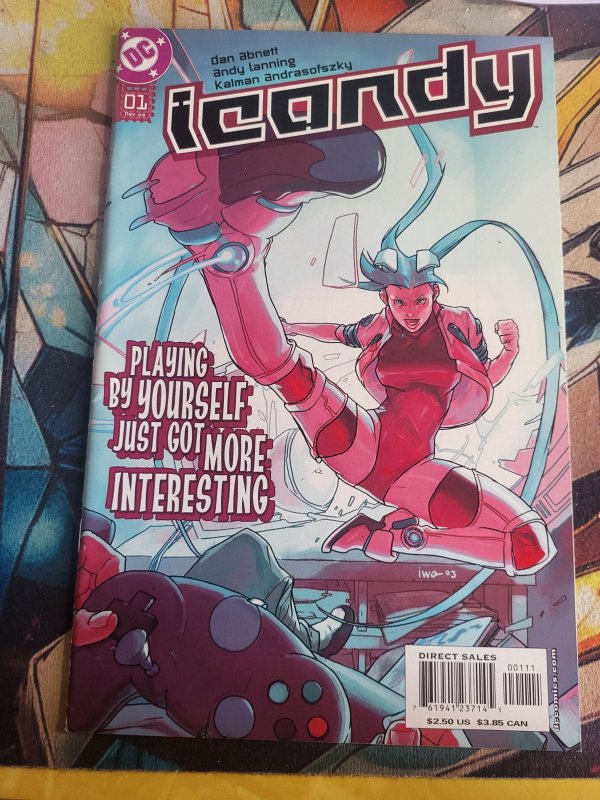 ICandy #1 (2003), raw, ungraded comic book — front cover
