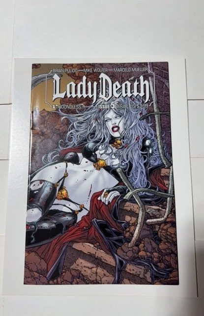 Lady Death #5 (2011), raw comic book in NM condition — front cover