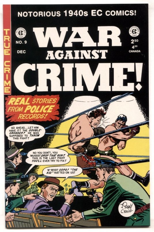 War Against Crime #9 (2000), raw comic book in VF/NM condition — front cover