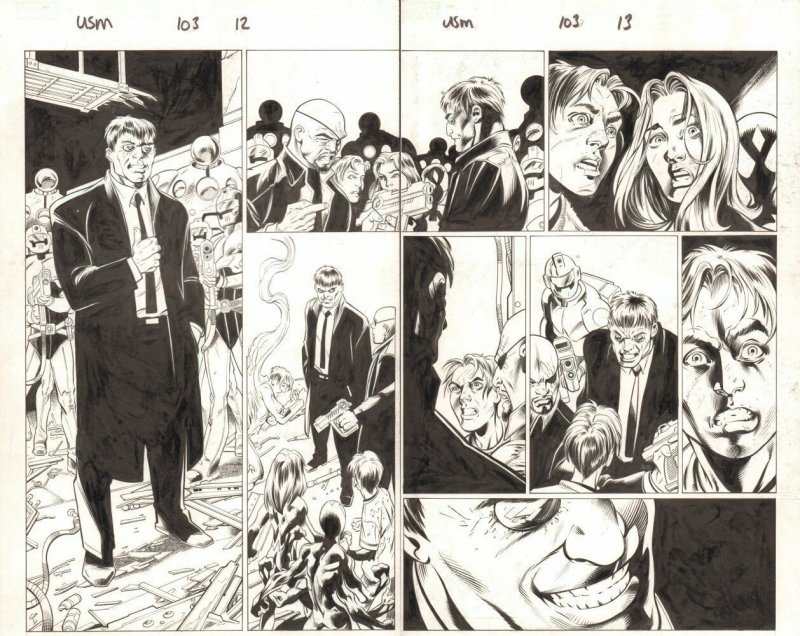 Ultimate Spider-Man #103 (Marvel Comics, 2007), raw, ungraded comic book — front cover